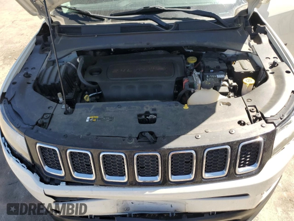 2018 Jeep Compass Limited with VIN 3C4NJCCB4JT406675, listed as a Copart auction lot 48693095 with 101,571 mi miles and Salvage Title. Bid and sale history available at carsss.com. Image 12.