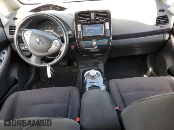 2015 Nissan LEAF SV with VIN 1N4AZ0CP6FC323839, listed as a Copart auction lot 62478103 with 59,069 mi miles. Bid and sale history available at carsss.com. Image 8.