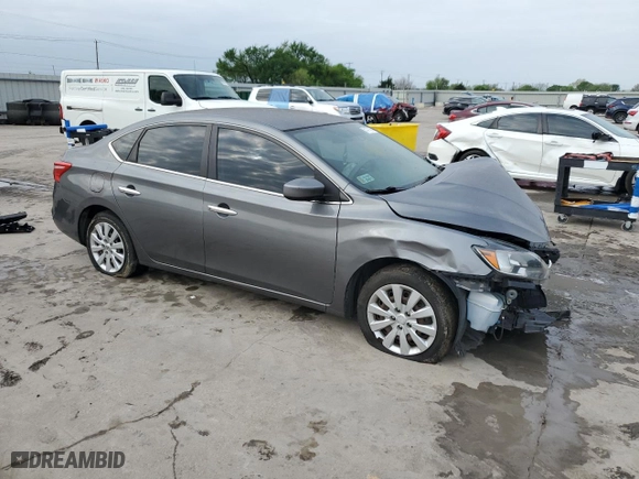2019 Nissan Sentra S with VIN 3N1AB7AP2KY227429, listed as a Copart auction lot 51471405 with 0 mi miles and Salvage Title. Bid and sale history available at carsss.com. Image 4.