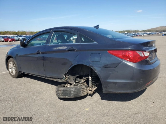 2011 Hyundai Sonata GLS PZEV with VIN 5NPEB4AC8BH091444, listed as a Copart auction lot 50425895 with 132,841 mi miles and Salvage Title. Bid and sale history available at carsss.com. Image 2.
