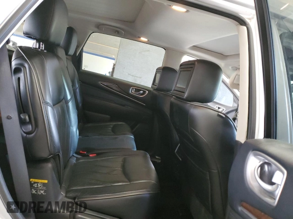 2013 Infiniti JX35 with VIN 5N1AL0MM4DC346349, listed as a Copart auction lot 54494605 with 186,729 mi miles and Salvage Title. Bid and sale history available at DreamBid. Image 11.