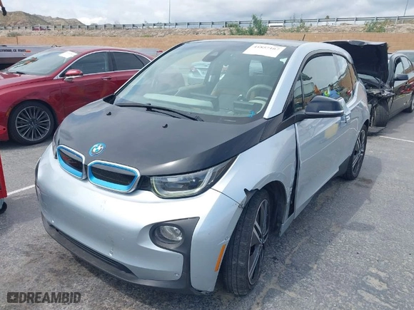 2015 BMW i3 with VIN WBY1Z4C53FV501970, listed as a IAAI auction lot 41857167 with NaN miles. Bid and sale history available at carsss.com. Image 2.