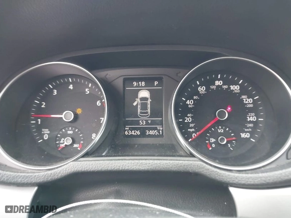 2017 Volkswagen Passat 1.8T S with VIN 1VWAT7A36HC043259, listed as a IAAI auction lot 41733937 with 63,426 mi miles. Bid and sale history available at carsss.com. Image 7.