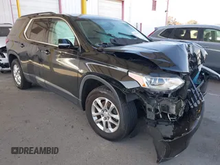 2019 Chevrolet Traverse LT Cloth with VIN 1GNERGKW5KJ198634, listed as a IAAI auction lot 41691299 with 1 mi miles. Bid and sale history available at carsss.com. Image 1.
