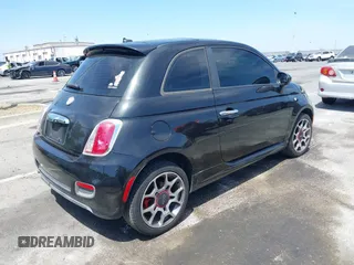 2012 FIAT 500 Sport z VIN 3C3CFFBR2CT270465, wystawiony jako IAAI lot #42334564 z przebiegiem 156 469 mil mil oraz . Historia ofert i sprzedaży dostępna na DreamBid. Obrazek 4.