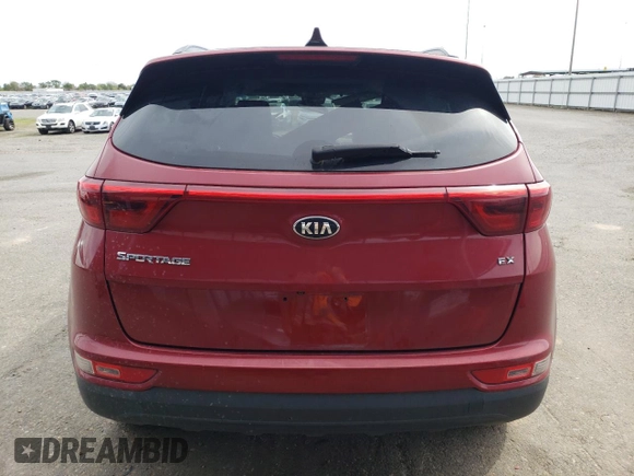 2018 Kia Sportage EX with VIN KNDPN3AC9J7353694, listed as a Copart auction lot 51092625 with 86,265 mi miles and Salvage title. Bid and sale history available at DreamBid. Image 6.