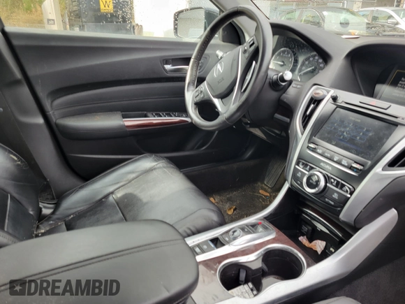 2015 Acura TLX V6 Tech with VIN 19UUB3F56FA007829, listed as a IAAI auction lot 41746939 with 158,244 mi miles. Bid and sale history available at carsss.com. Image 5.