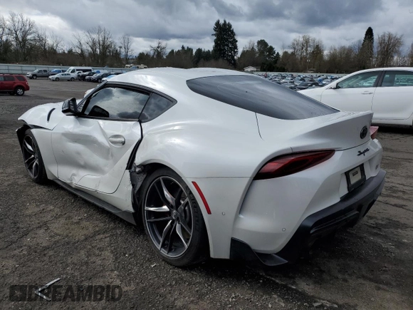 2020 Toyota Supra 3.0 with VIN WZ1DB4C06LW032176, listed as a Copart auction lot 49458085 with Not provided miles and Salvage title. Bid and sale history available at DreamBid. Image 2.