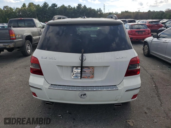 2012 Mercedes-Benz GLK 350 with VIN WDCGG8HBXCF720965, listed as a Copart auction lot 73274554 with 146,105 mi miles and Salvage Title. Bid and sale history available at DreamBid. Image 6.