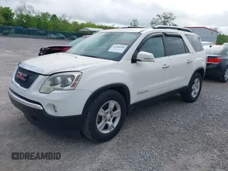 2008 GMC Acadia SLT1 z VIN 1GKEV23718J199694, wystawiony jako IAAI lot #42240398 z przebiegiem 203 485 mil mil oraz . Historia ofert i sprzedaży dostępna na DreamBid. Obrazek 2.