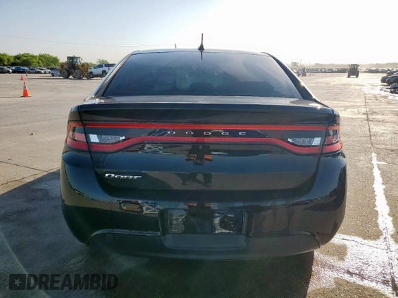 2013 Dodge Dart SE with VIN 1C3CDFAAXDD247444, listed as a Copart auction lot 52137175 with 44,450 mi miles and Salvage Title. Bid and sale history available at carsss.com. Image 6.