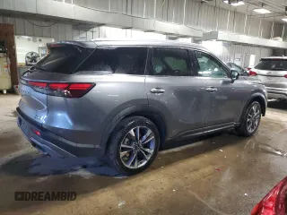 2022 Infiniti QX60 Luxe with VIN 5N1DL1FS0NC338412, listed as a Copart auction lot 83659244 with 48,568 mi miles and Salvage title. Bid and sale history available at DreamBid. Image 3.