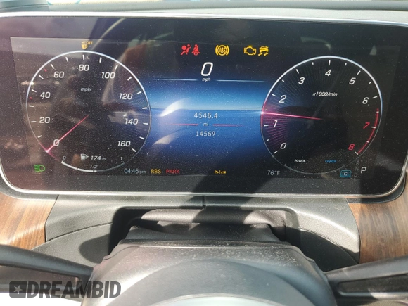 2023 Mercedes-Benz C 300 with VIN W1KAF4HB6PR142266, listed as a Copart auction lot 52414115 with 14,569 mi miles and Salvage Title. Bid and sale history available at DreamBid. Image 9.