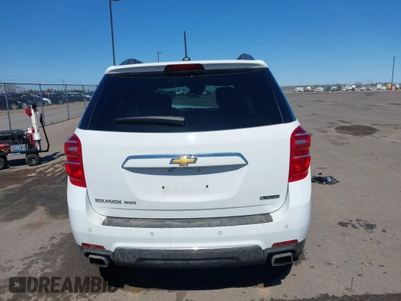 2017 Chevrolet Equinox Premier with VIN 2GNFLGE3XH6252961, listed as a IAAI auction lot 41923489 with 95,873 mi miles. Bid and sale history available at carsss.com. Image 16.