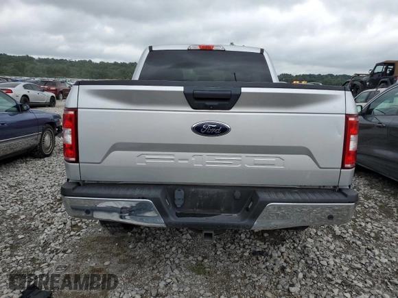 2018 Ford F-150 XL with VIN 1FTEW1EB7JKD92713, listed as a Copart auction lot 65621244 with 32,671 mi miles and Salvage Title. Bid and sale history available at carsss.com. Image 6.