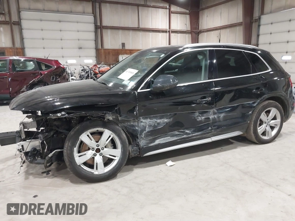 2018 Audi Q5 Premium Plus with VIN WA1BNAFY0J2237648, listed as a IAAI auction lot 41749808 with 103,566 mi miles. Bid and sale history available at carsss.com. Image 16.