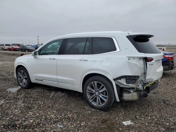 2020 Cadillac XT6 FWD Premium Luxury with VIN 1GYKPCRS0LZ173389, listed as a Copart auction lot 45647475 with 52,933 mi miles and Salvage Title. Bid and sale history available at carsss.com. Image 2.