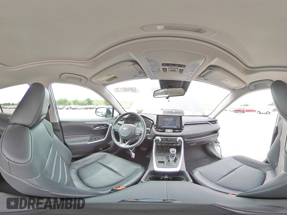 2022 Toyota RAV4 XLE Premium with VIN 2T3A1RFV7NC293473, listed as a Copart auction lot 58990175 with 30,095 mi miles and Salvage title. Bid and sale history available at DreamBid. Image 16.