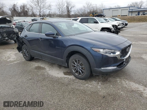 2020 Mazda CX-30 with VIN 3MVDMBBL8LM112120, listed as a Copart auction lot 47784245 with 52,471 mi miles and Salvage Title. Bid and sale history available at DreamBid. Image 4.