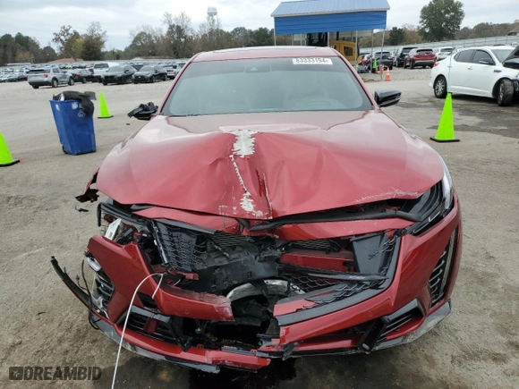 2024 Cadillac CT5-V Blackwing with VIN 1G6D35R62R0810338, listed as a Copart auction lot 83333194 with 5,789 mi miles and Salvage Title. Bid and sale history available at carsss.com. Image 5.