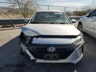 2017 Hyundai Ioniq Blue with VIN KMHC65LC1HU022362, listed as a Copart auction lot 49693105 with 102,550 mi miles and Salvage Title. Bid and sale history available at DreamBid. Image 5.