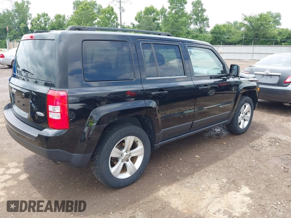 2014 Jeep Patriot Latitude with VIN 1C4NJRFB1ED616001, listed as a IAAI auction lot 42722459 with 81,561 mi miles and . Bid and sale history available at DreamBid. Image 4.