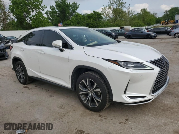 2021 Lexus RX 350 with VIN 2T2HZMDAXMC285784, listed as a Copart auction lot 56919925 with 64,842 mi miles and Salvage title. Bid and sale history available at DreamBid. Image 4.