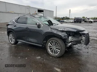2022 Lexus NX 350h Premium with VIN 2T2GKCEZ8NC008566, listed as a Copart auction lot 53212805 with 44,537 mi miles and Salvage title. Bid and sale history available at DreamBid. Image 4.
