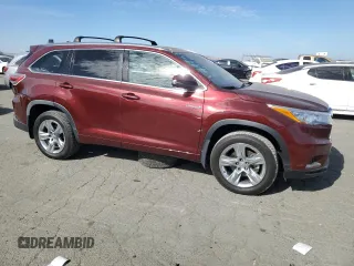 2015 Toyota Highlander Hybrid Limited with VIN 5TDDCRFH6FS012637, listed as a Copart auction lot 78057174 with 120,579 mi miles and Salvage Title. Bid and sale history available at carsss.com. Image 4.