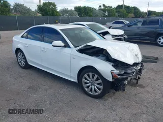 2015 Audi A4 Premium with VIN WAUAFAFL2FN016008, listed as a IAAI auction lot 41024922 with 46,683 mi miles. Bid and sale history available at carsss.com. Image 1.