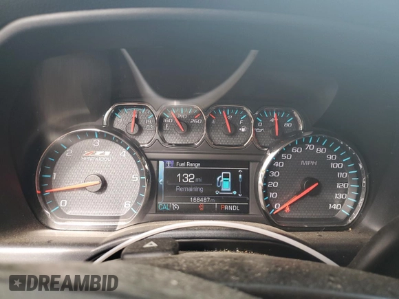 2018 Chevrolet Silverado 1500 LT with VIN 3GCUKRECXJG391707, listed as a Copart auction lot 51452195 with 168,487 mi miles and Salvage Title. Bid and sale history available at carsss.com. Image 9.