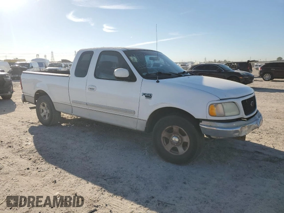 2002 Ford F-150 XL with VIN 1FTRX17WX2NA81744, listed as a Copart auction lot 47966605 with 234,355 mi miles and Salvage Title. Bid and sale history available at carsss.com. Image 4.