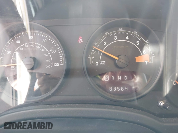 2017 Jeep Compass 75th Anniversary Edition with VIN 1C4NJDBB5HD127582, listed as a IAAI auction lot 41098124 with 83,564 mi miles. Bid and sale history available at carsss.com. Image 7.