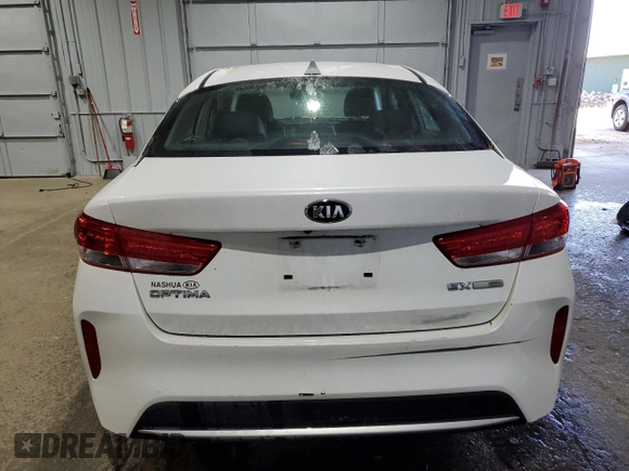 2017 Kia Optima EX with VIN KNAGU4LE4H5012262, listed as a Copart auction lot 72373464 with 337,323 mi miles and Salvage Title. Bid and sale history available at DreamBid. Image 6.