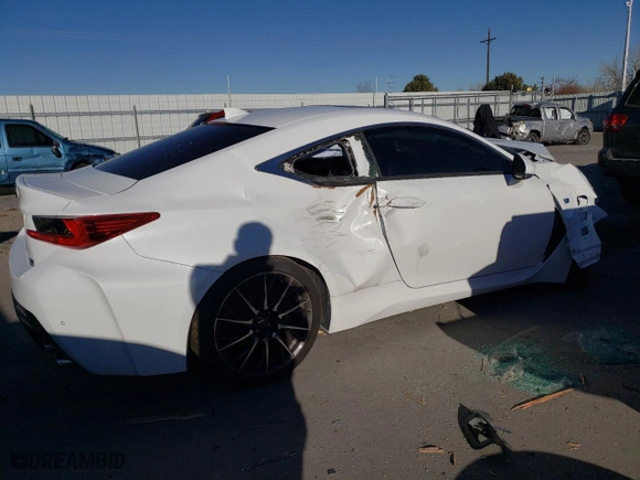 2015 Lexus RC F with VIN JTHHP5BC9F5000706, listed as a Copart auction lot 83778104 with 57,949 mi miles and Clean Title. Bid and sale history available at carsss.com. Image 3.