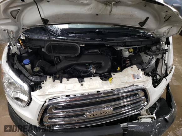 2018 Ford Transit z VIN 1FTYR1YM5JKA58794, wystawiony jako Copart lot #51187265 z przebiegiem 121 489 mil mil oraz Szkoda całkowita • Salvage title. Historia ofert i sprzedaży dostępna na DreamBid. Obrazek 11.