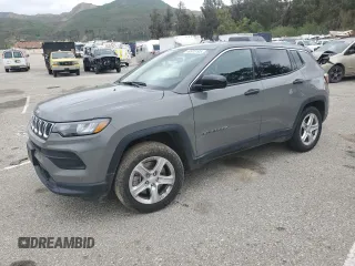 2023 Jeep Compass Sport with VIN 3C4NJDAN8PT516673, listed as a Copart auction lot 50923195 with 84,875 mi miles and Salvage title. Bid and sale history available at DreamBid. Image 1.