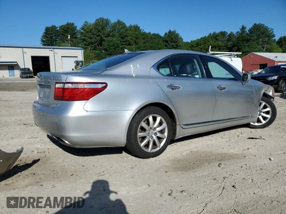 2009 Lexus LS 460 z VIN JTHCL46F595002221, wystawiony jako Copart lot #60253945 z przebiegiem Nie podano mil oraz Czysty tytuł • Clean title. Historia ofert i sprzedaży dostępna na DreamBid. Obrazek 3.