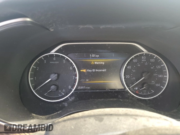 2018 Nissan Maxima Platinum with VIN 1N4AA6AP8JC382929, listed as a Copart auction lot 51987855 with 25,897 mi miles and Salvage Title. Bid and sale history available at DreamBid. Image 9.