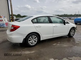 2012 Honda Civic LX с VIN 19XFB2F57CE098877, выставлен на аукционе Copart как лот 56989265 с пробегом 136 036 миль миль и Списание • Salvage title. История ставок и продаж доступна на DreamBid. Изображение 3.