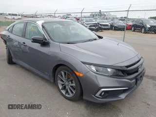 2019 Honda Civic EX z VIN 19XFC1F37KE014769, wystawiony jako IAAI lot #42296893 z przebiegiem 48 561 mil mil oraz . Historia ofert i sprzedaży dostępna na DreamBid. Obrazek 1.