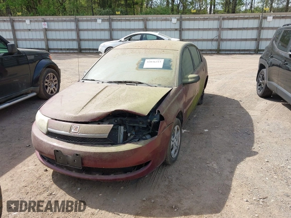 2003 Saturn ION with VIN 1G8AJ52FX3Z130085, listed as a IAAI auction lot 42036315 with 43,991 mi miles. Bid and sale history available at carsss.com. Image 6.