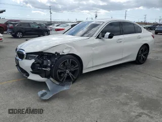 2022 BMW 3 Series 330i with VIN 3MW5R1J08N8C23042, listed as a Copart auction lot 56992485 with 43,693 mi miles and Salvage title. Bid and sale history available at DreamBid. Image 1.