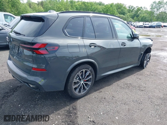 2024 BMW X5 xDrive40i with VIN 5UX23EU04R9V01472, listed as a IAAI auction lot 42295129 with 11,254 mi miles and . Bid and sale history available at DreamBid. Image 4.
