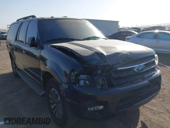 2015 Ford Expedition Max XLT с VIN 1FMJK1HT2FEF13504, выставлен на аукционе IAAI как лот 41698804 с пробегом 211 196 миль миль и . История ставок и продаж доступна на DreamBid. Изображение 1.