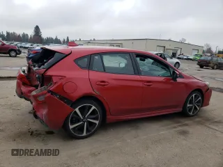 2022 Subaru Impreza Special Sports with VIN 4S3GTAM6XN3708272, listed as a Copart auction lot 48568345 with 38,420 mi miles and Salvage title. Bid and sale history available at DreamBid. Image 3.