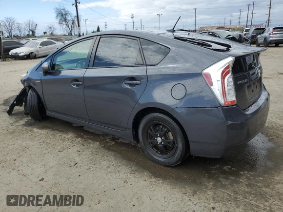 2013 Toyota Prius One with VIN JTDKN3DU6D5618389, listed as a Copart auction lot 53664095 with 207,300 mi miles and Salvage Title. Bid and sale history available at carsss.com. Image 2.