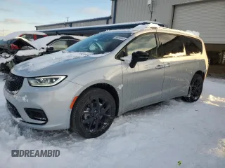 2023 Chrysler Pacifica Limited with VIN 2C4RC3GGXPR514439, listed as a Copart auction lot 88054055 with 23,761 mi miles and Salvage title. Bid and sale history available at DreamBid. Image 1.