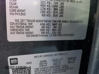 2021 Chevrolet Silverado 1500 LT with VIN 1GCUYDED6MZ317425, listed as a Copart auction lot 42543185 with 117,969 mi miles and Salvage Title. Bid and sale history available at carsss.com. Image 12.