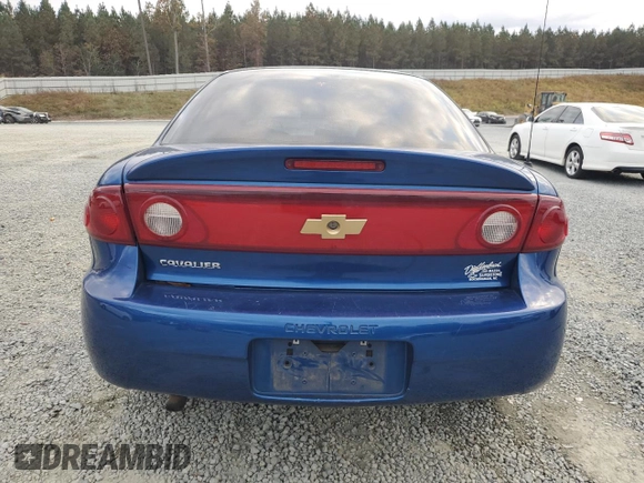 2005 Chevrolet Cavalier with VIN 1G1JC52F357163811, listed as a Copart auction lot 79886014 with 0 mi miles and Salvage Title. Bid and sale history available at carsss.com. Image 6.